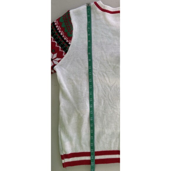 Women’s Ugly Christmas Sweater Santa’s Favorite Reindeer Presents Bows Size 2XL - Picture 8 of 8